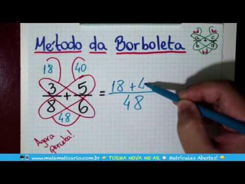⏱ ADDITION OF FRACTIONS BY THE BUTTERFLY METHOD 🦋 👉 Math Minute