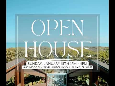 $251K Price Cut! Oceanfront Luxury Estate Open House | Jensen Beach FL | Private Beach Access