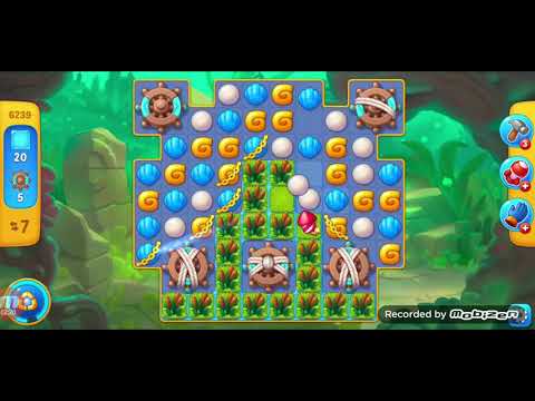 fishdom gameplay / level 6239 /It is like the ads? / thank you 피쉬돔 / 모바일 게임 / 중독성 있는 게임 /