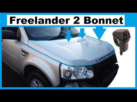 Our Land Rover Freelander 2 Project Car Gets a New Bonnet / Hood / washer jets