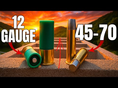 12 Gauge Slug vs 45-70: I Did NOT Expect This…