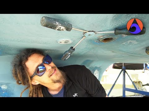 How to remove stuck thru-hulls on a sailboat [Ep 43]