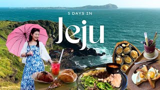 5 Days in Jeju 🇰🇷 | Scenic Coastal Road Trip 🌊 Udo Island & Jeju’s Best Cafés | Travel Guide