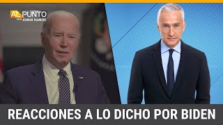 Cuatro votantes hispanos reaccionan a la entrevista exclusiva a Biden en Univision