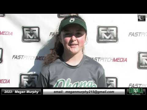 2023 Megan Murphy 3.91 GPA - Pitcher and First Base Softball Skills Video - Ohana Tigers