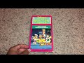 Showing 6 Damaged Disney S Sing Along Songs VHS Tapes