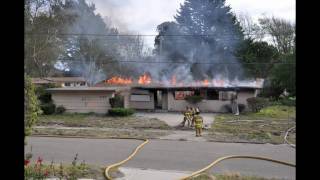 preview picture of video 'Burn Down the House on Vandenberg, With Vandenberg Fire'