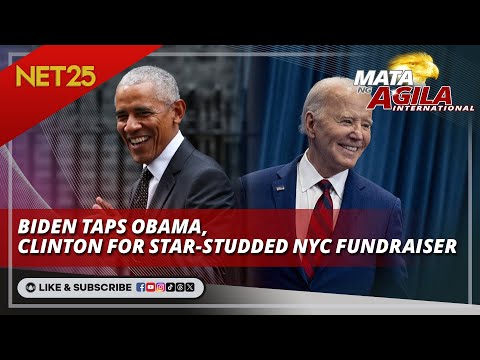 Biden taps Obama, Clinton for star-studded NYC fundraiser Mata Ng Agila International