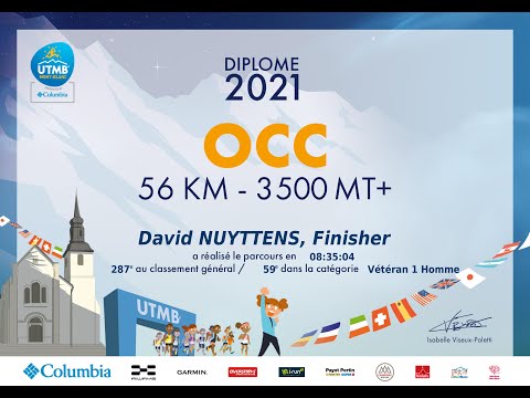 David Nuyttens @OCC UTMB2021