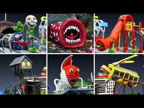 ✋ ALL MONSTER Trevor Henderson Scariest - Leovincible & Trevor Henderson Creatures with Clay-Part 2