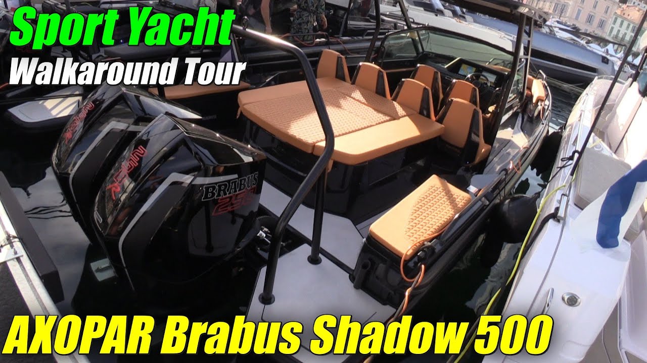 Power & Style ! 2023 Axopar Brabus Shadow 500 T-Top
