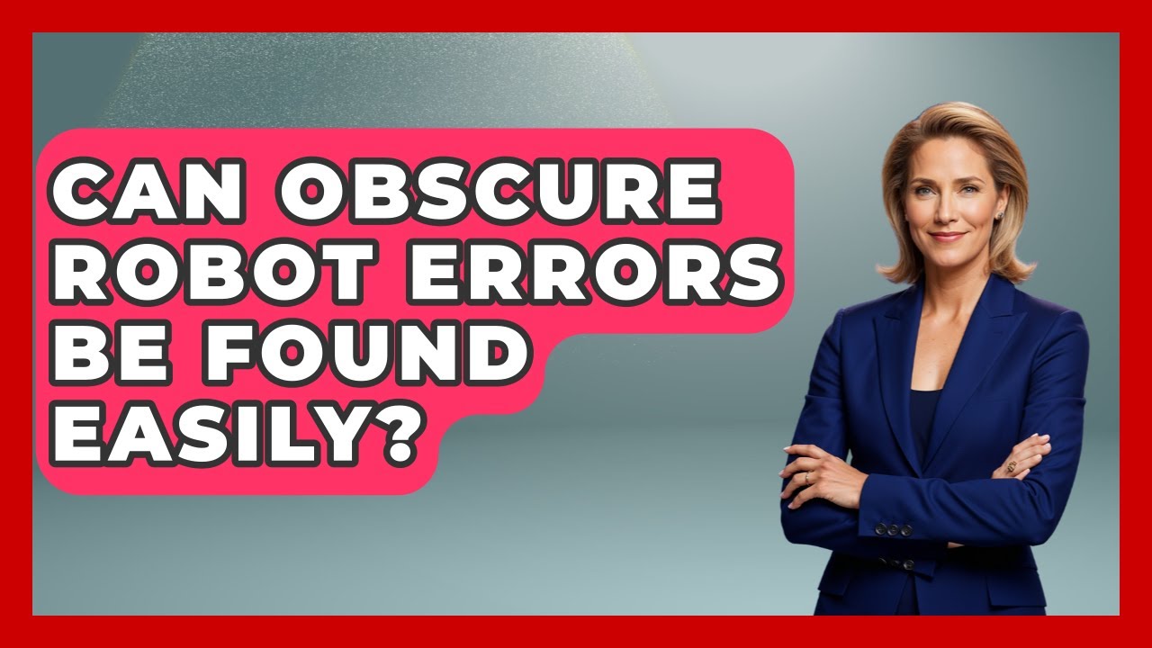 Can Obscure Robot Errors Be Found Easily? - Test