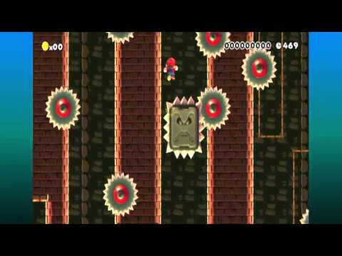 Mario Maker - Super Meat Bros. Level (Super Meat Boy)