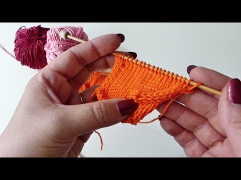 Edge stitches: The I-cord edge