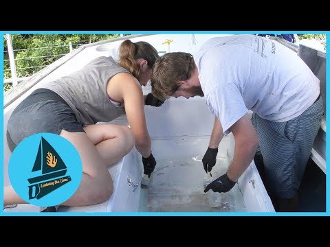58. Re-Coring the Dirty Old Cockpit Sole (and More) | Learning the Lines - DIY Sailing