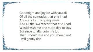 John McDermott - The Parting Glass Lyrics