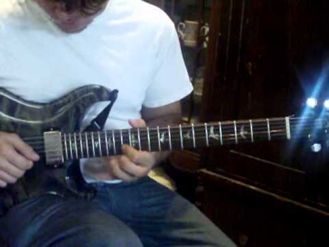 Joe Buddha jamming over the blues.