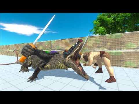 PSYCHO PURUSSAURUS DEATH RUN - Animal Revolt Battle Simulator Gameplay
