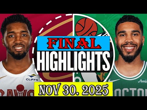 Cleveland Cavaliers vs Boston Celtics FINAL Qtr Nov 30.2025 Highlights | NBA hightlight
