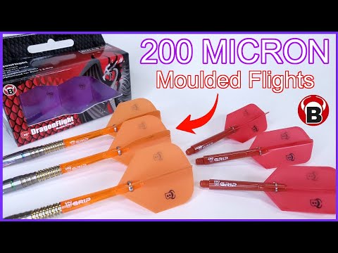 Bull's DRAGON FLIGHT Moulded Flights Review - 200 MICRONS!!