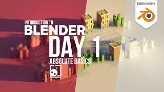 Blender Day 1 - Absolute Basics - Introduction Series for Beginners ( compatible with 4.3)