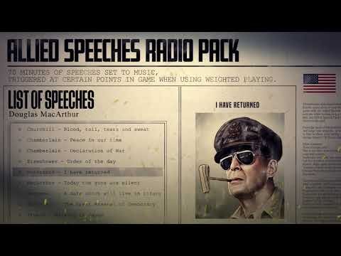 Hearts of Iron IV: Allied Speeches Music: MacArthur - Today The Guns Are Silent