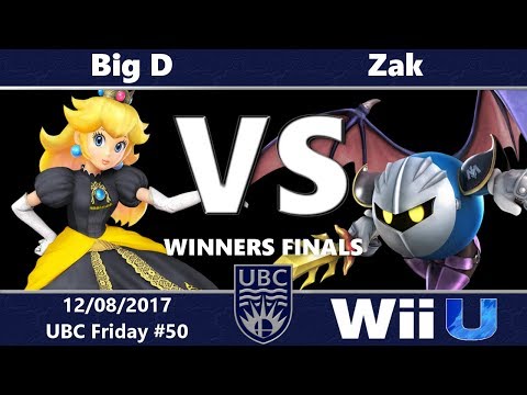 UBC Friday #50: Winners Finals - Big D (Peach, Mario) vs Zak (Metaknight, Diddy Kong)