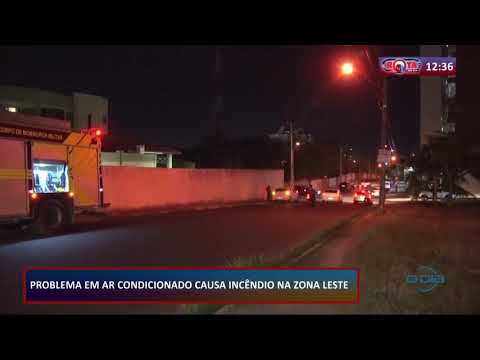 Problema em ar condicionado causa incêndio na Zona Leste 16 10 2020