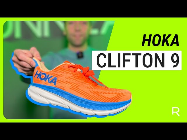 Vídeo relacionado con Hoka Clifton 9 GTX Zapatillas de correr para hombre, Gris y verde., 44 2/3 EU