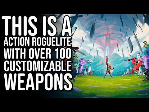 I juggled DOZENS of SWORDS in this Insane Action Roguelite! - Swordcery
