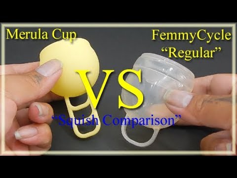 Merula Cup vs FemmyCycle Regular "Squish" - Menstrual Cups