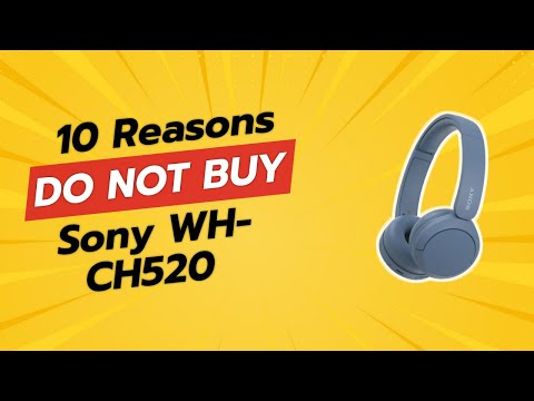 DON'T BUY Sony WH-CH520 Wireless Headphones Before WATCHING THIS VIDEO! 🚫👂