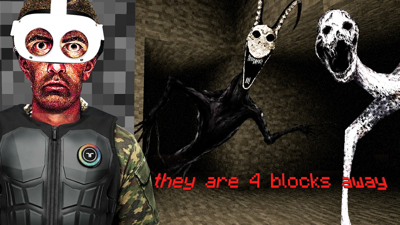 I Couldn't Escape Them In Minecraft VR...