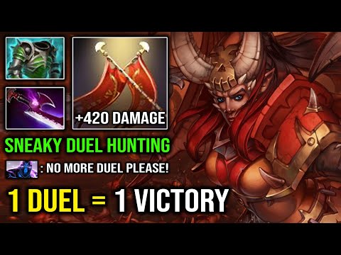 BRUTAL DUEL MACHINE +420 Damage Silver Edge Legion Commander with 1 Duel = 1 Victory DotA 2