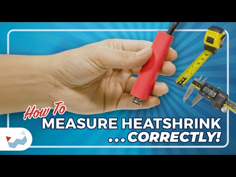 Part of a video titled How to Measure and Choose the Correct Heat Shrink Tubing