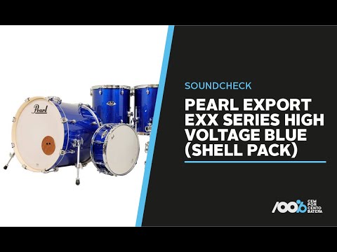 100% Batera Soundcheck - Pearl Export EXX Series High Voltage Blue (Shell Pack)