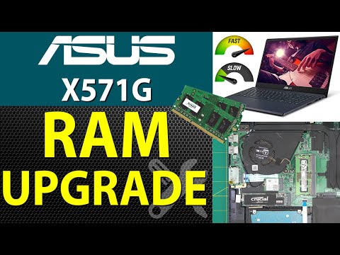 How to Upgrade RAM on ASUS X571 X571GD-BQ234T Laptop - Step-by-Step