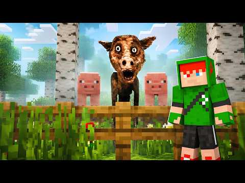 ENCONTREI UM PORCO IMPOSTOR NO MEU MUNDO DO MINECRAFT!! (Assustador)
