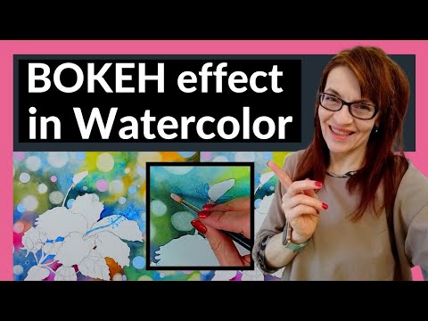 Bokeh Effect Watercolor (4 EASY Ways!)