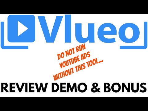 Vlueo Review Demo Bonus - Quickly Find, Create and Track Ads for YouTube Videos Video