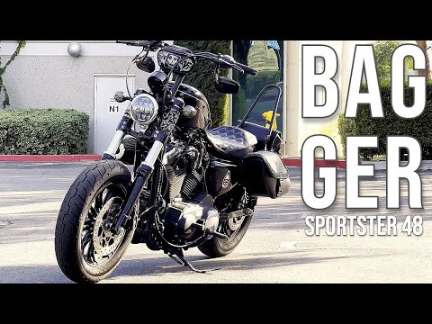I Turned My Sportster Into A Bagger With KEMIMOTO Saddlebags