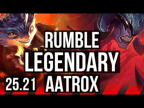 RUMBLE vs AATROX (TOP) | 51k DMG, 17/3/9, Legendary | KR Master | 25.21