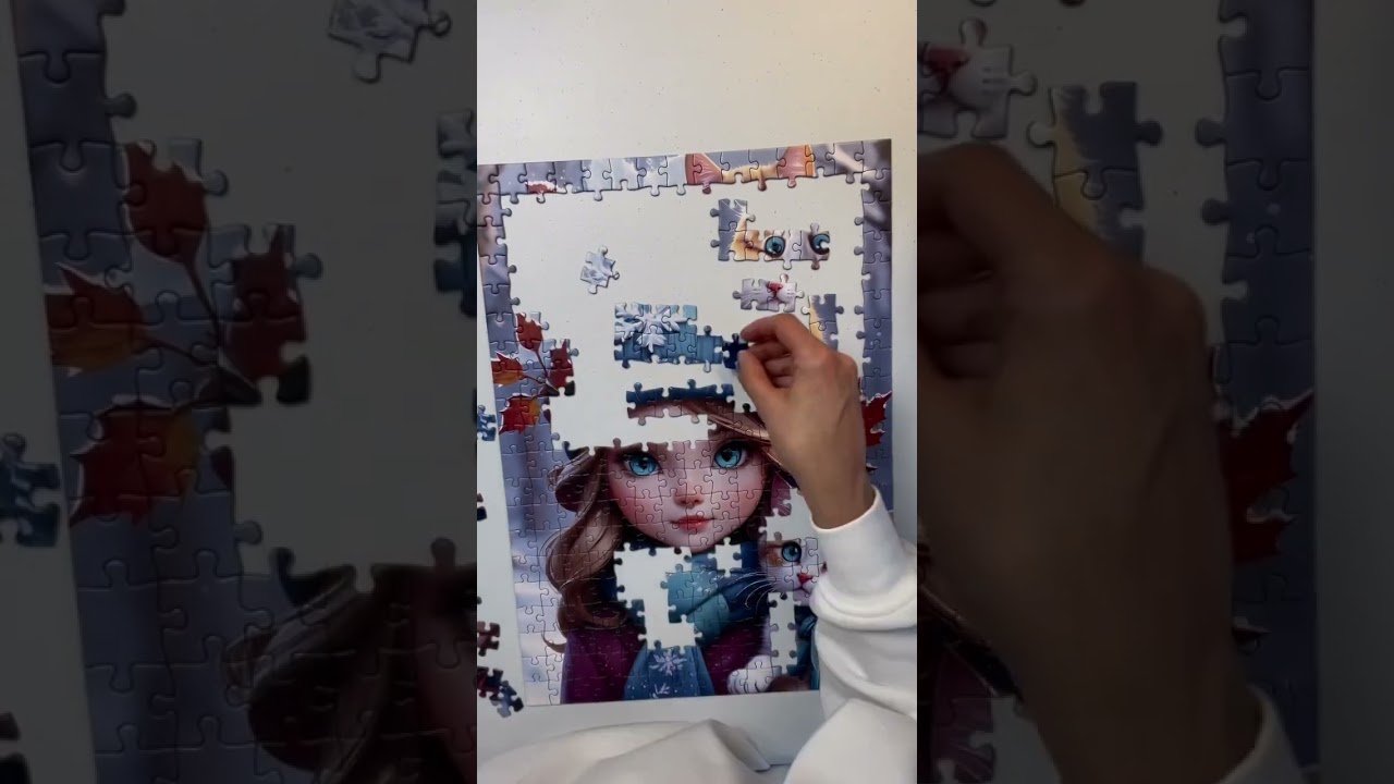 Bluebird Puzzle Winter Walk #jigsawpuzzle #300piecepuzzle