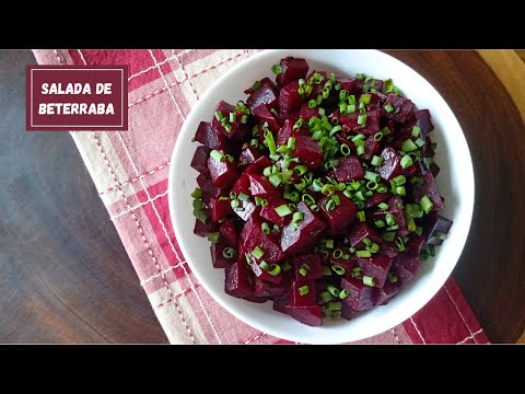 Beetroot salad cooked in just 2 minutes!