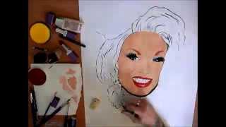 Ivy Winters MAKE UP Art by Nathan Wyburn