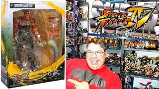 GUILE Play Arts Kai Super Street Fighter IV Figure Review sergio guerrero el coleccionista