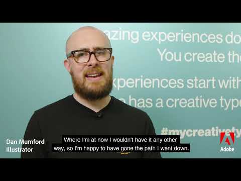 Illustrator Dan Mumford discusses his career journey to date | Adobe UK