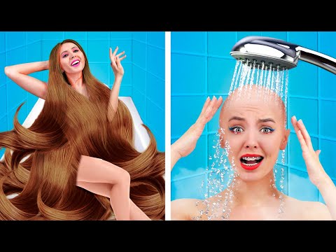 Long VS Short Hair Problems - Crazy Girly Problems with Hair | Thin Hair VS Thick Hair by La La Life