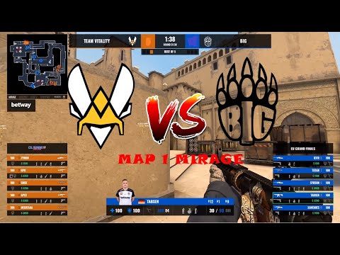 BIG VS VITALITY CS SUMMIT 6 GRAND FINAL MAP-1(MIRAGE)