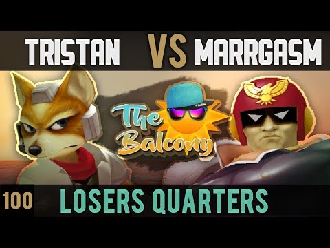 2017 06 Melee @ the Balcony 100 - Losers Quarters ft. Tristan's Rule (Fox) VS Marrgasm (Falcon)